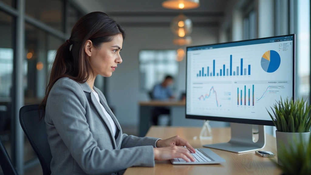 Специалист по маркетингу работает с инструментами таргетирования и аналитики рекламной кампании