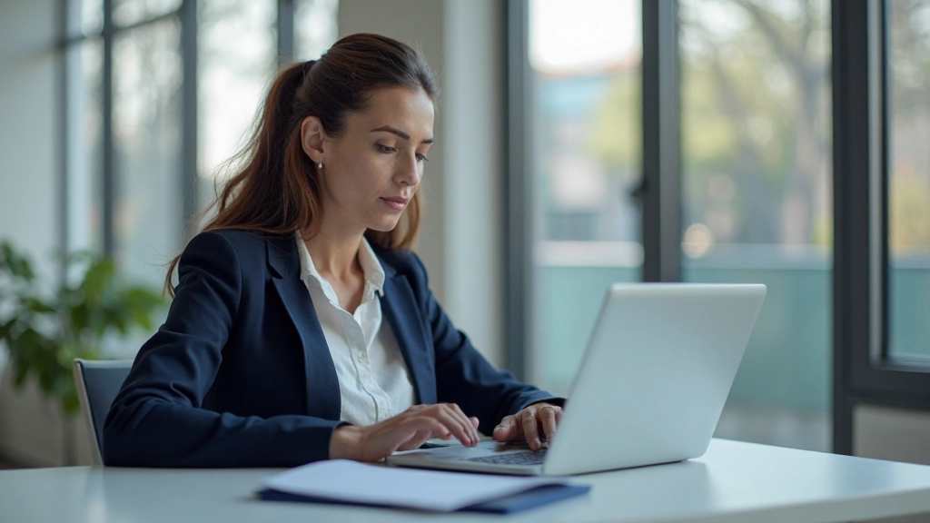 Специалист по маркетингу просматривает отчеты аналитики на экране компьютера